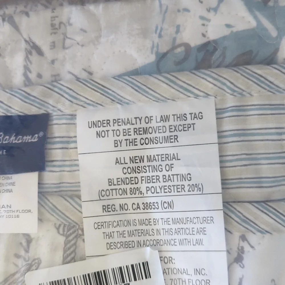 Tommy Bahama - Queen Quilt Set, Reversible Cotton Bedding with Matching Shams